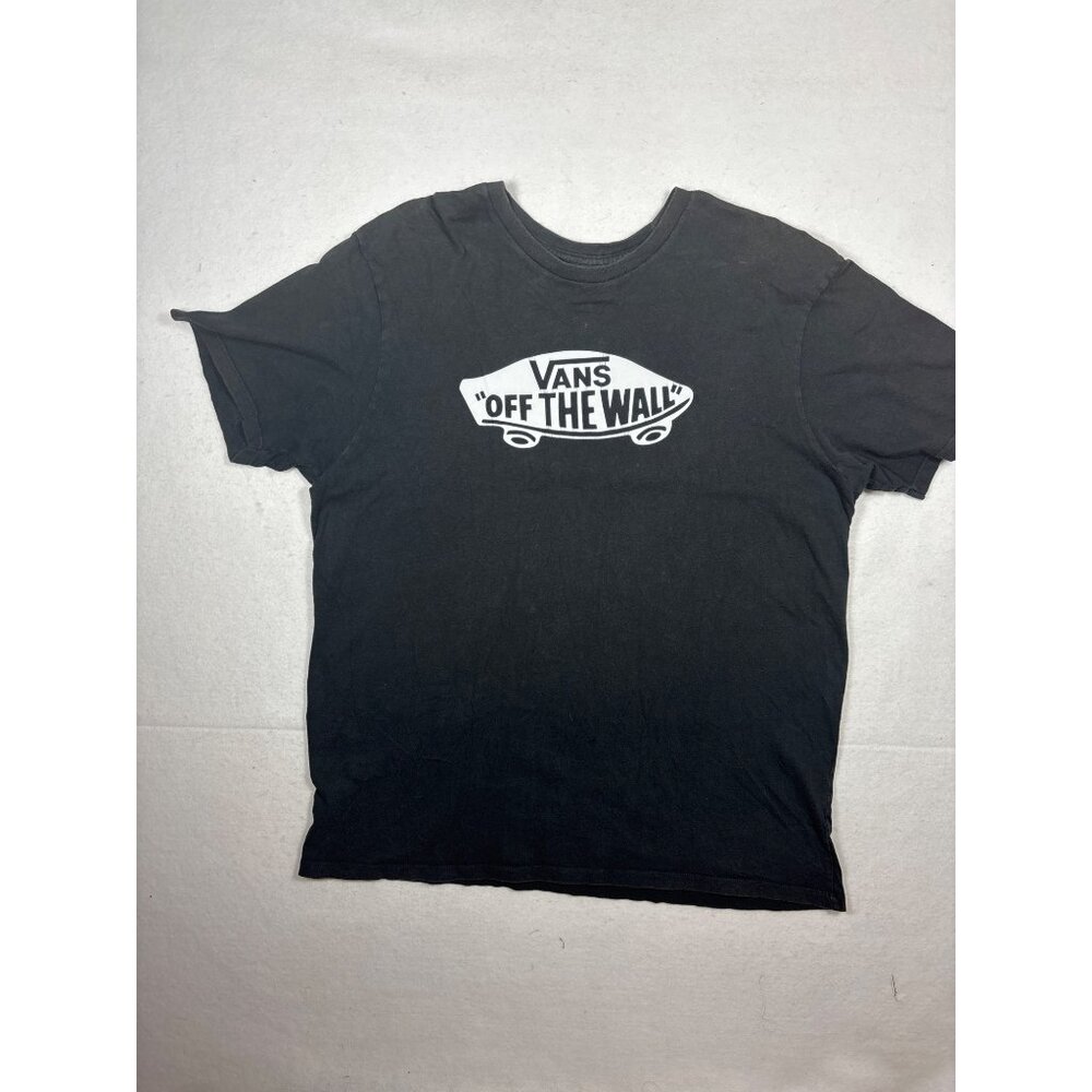 Vans "Off The‎ Wall" Black T-Shirt For Men Size X-Large